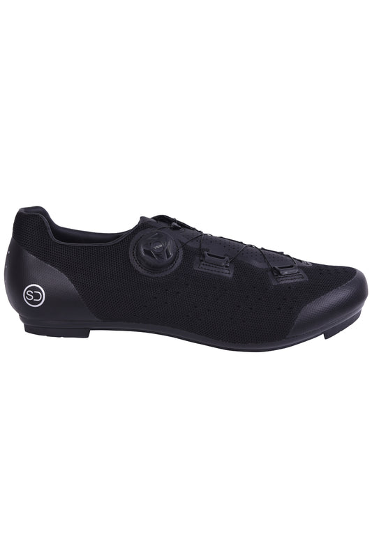 Sundried S-GT2 Knit Road Cycle Shoes Cycle Shoes 38 Black SD0366 38 Black Activewear