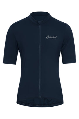 Sundried Sport Pianura Men's Navy Short Sleeve Cycle Jersey Short Sleeve Jersey S SS1001 S Navy Activewear