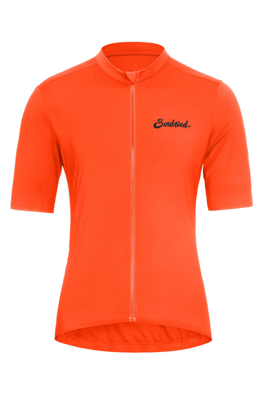 Sundried Sport Pianura Men's Orange Short Sleeve Cycle Jersey Short Sleeve Jersey S SS1001 S Orange Activewear