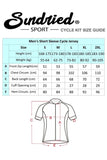 Sundried Sport Pianura Men's Black Short Sleeve Cycle Jersey Short Sleeve Jersey Activewear