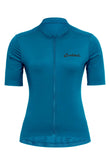 Sundried Sport Pianura Women's Blue Short Sleeve Cycle Jersey Short Sleeve Jersey Activewear