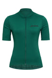 Sundried Sport Pianura Women's Green Short Sleeve Cycle Jersey Activewear