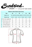 Sundried Sport Pianura Women's Black Short Sleeve Cycle Jersey Short Sleeve Jersey Activewear