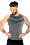 Sundried Les Diablons Men's Muscle Tank Vest Activewear