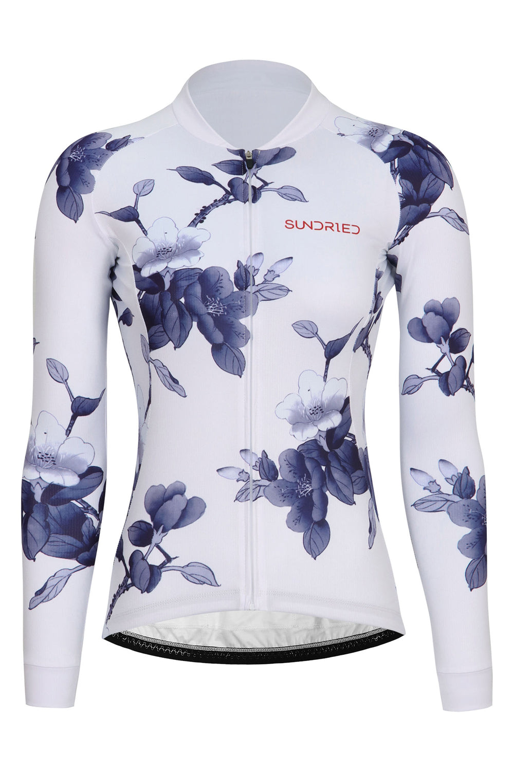 Sundried Floral Women's Long Sleeve Training Jersey Long Sleeve Jersey S White SD0460 S White Activewear