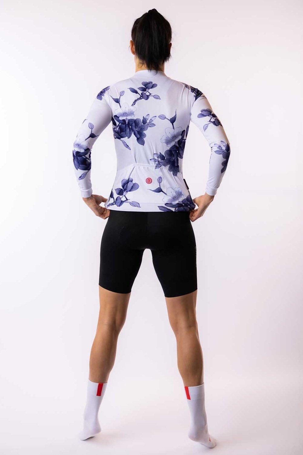 Sundried Floral Women's Long Sleeve Training Cycle Jersey Long Sleeve Jersey Activewear