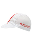 Sundried Stripe Cycle Cap White SD0435 White Activewear