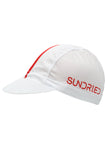 Sundried Stripe Cycle Cap Hats White SD0435 White Activewear
