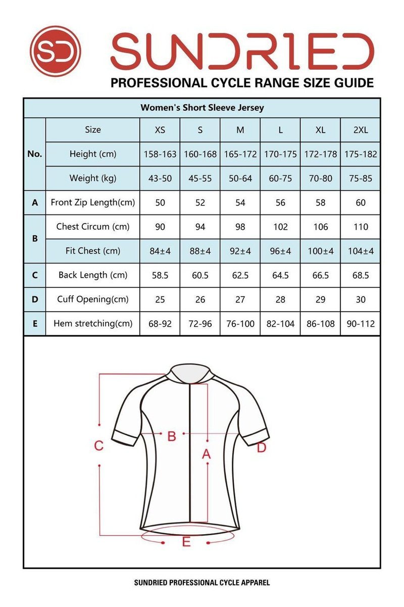 Sundried Ice Stripe Women's Short Sleeve Cycle Jersey Short Sleeve Jersey Activewear