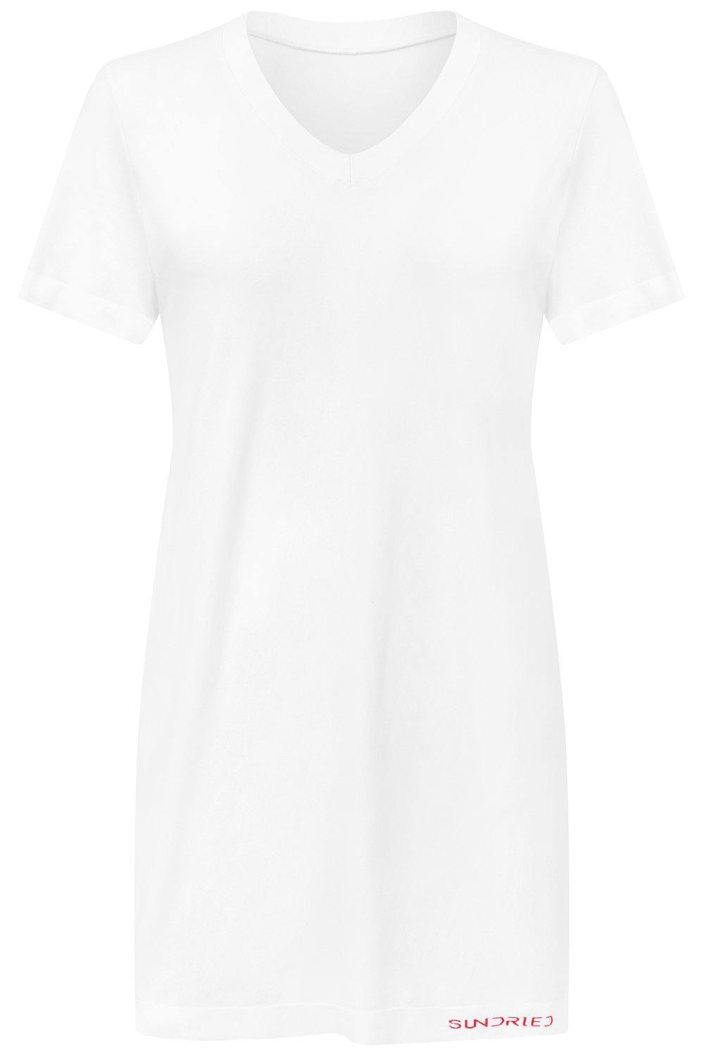 Sundried Eco Tech Women's Fitness Top T-Shirt S White SD0137 S White Activewear