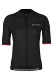 Sundried Apex Women's Short Sleeve Cycle Jersey Short Sleeve Jersey L Black SD0340 L Black Activewear