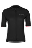 Sundried Apex Women's Short Sleeve Cycle Jersey Short Sleeve Jersey L Black SD0340 L Black Activewear
