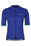 Sundried Apex Women's Short Sleeve Cycle Jersey Short Sleeve Jersey L Blue SD0340 L Blue Activewear