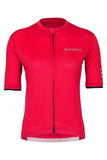 Sundried Apex Women's Short Sleeve Cycle Jersey Short Sleeve Jersey L Red SD0340 L Red Activewear