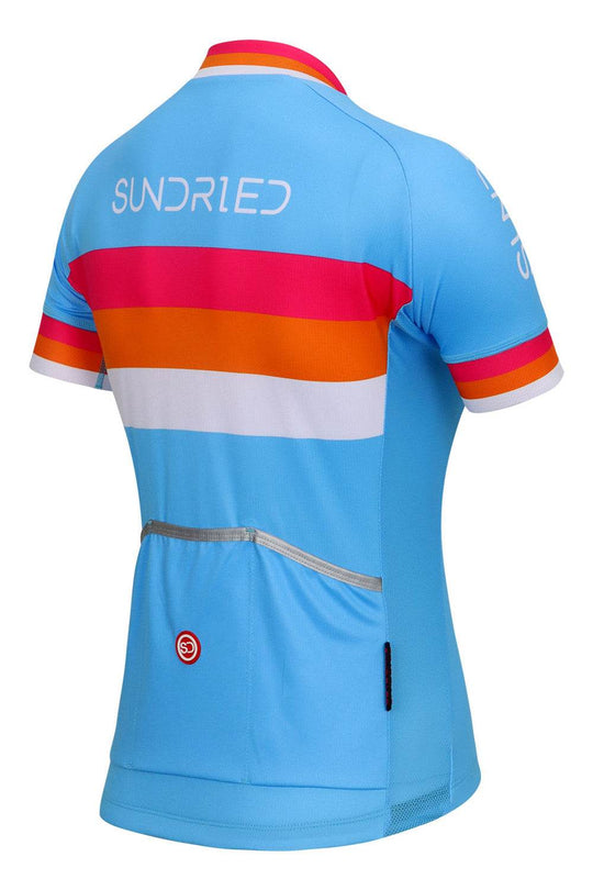 Sundried Euro Women's Short Sleeve Cycle Jersey Short Sleeve Jersey Activewear