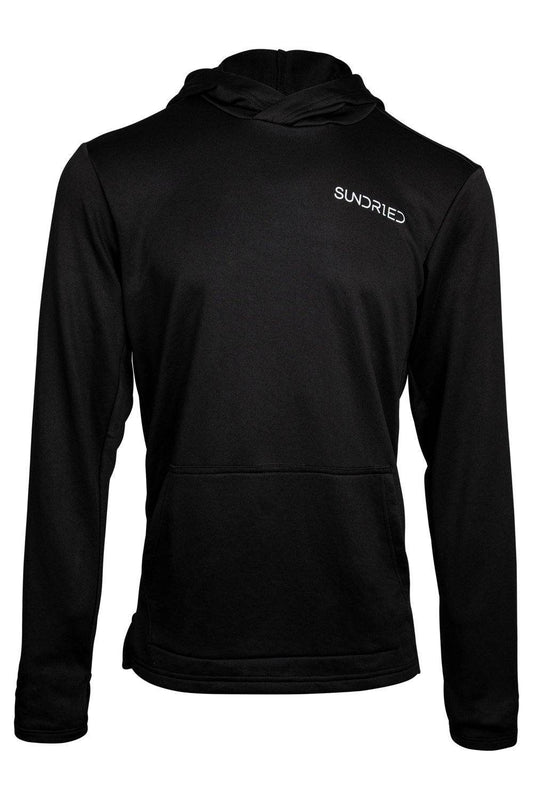 Sundried Men's Hoodie Running Top L Black SD0286 L Black Activewear