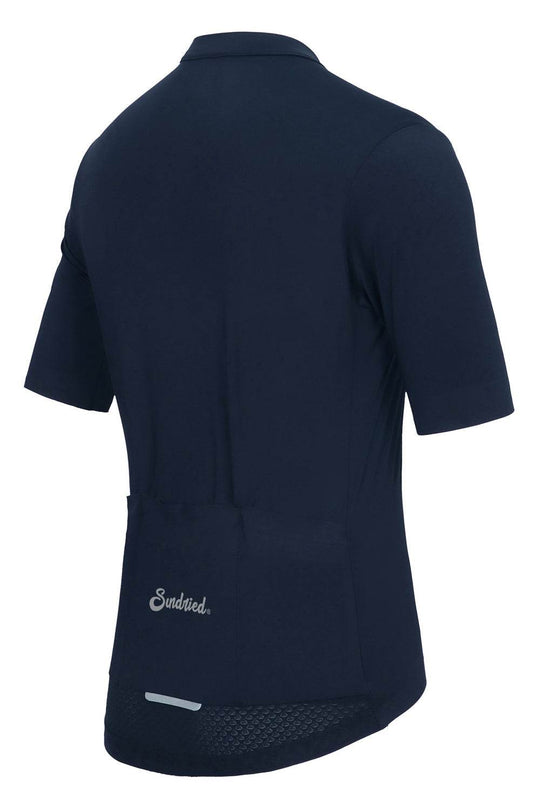 Sundried Sport Pianura Men's Navy Short Sleeve Cycle Jersey Short Sleeve Jersey Activewear