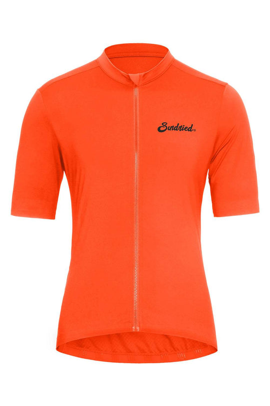 Sundried Sport Pianura Men's Orange Short Sleeve Cycle Jersey Activewear