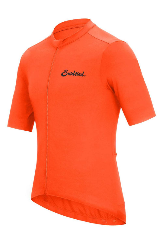 Sundried Sport Pianura Men's Orange Short Sleeve Cycle Jersey Activewear