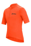 Sundried Sport Pianura Men's Orange Short Sleeve Cycle Jersey Activewear