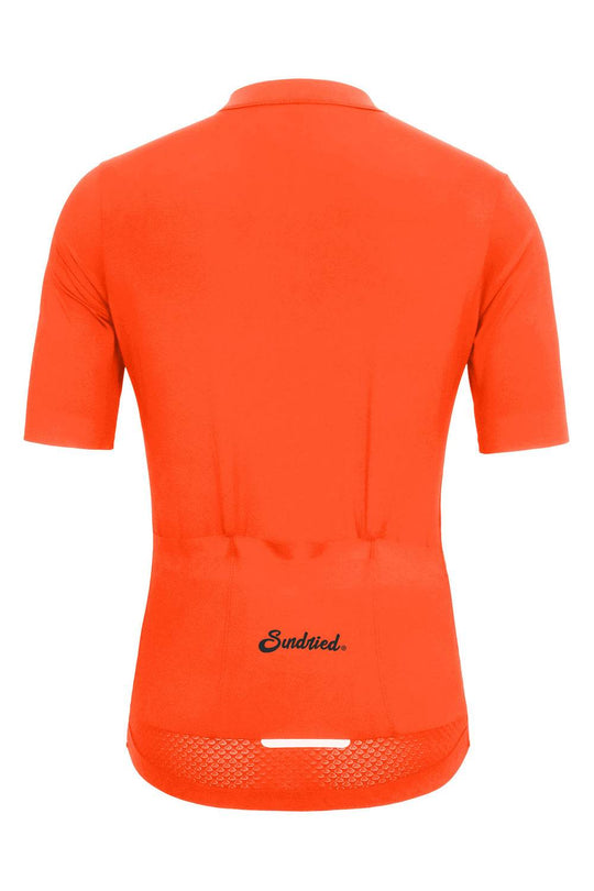 Sundried Sport Pianura Men's Orange Short Sleeve Cycle Jersey Activewear