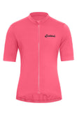 Sundried Sport Pianura Men's Pink Short Sleeve Cycle Jersey Short Sleeve Jersey Activewear