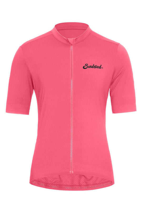 Sundried Sport Pianura Men's Pink Short Sleeve Cycle Jersey Short Sleeve Jersey Activewear