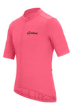 Sundried Sport Pianura Men's Pink Short Sleeve Cycle Jersey Short Sleeve Jersey Activewear