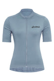 Sundried Sport Pianura Women's Grey Short Sleeve Cycle Jersey Short Sleeve Jersey Activewear