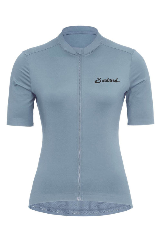 Sundried Sport Pianura Women's Grey Short Sleeve Cycle Jersey Short Sleeve Jersey Activewear