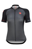 Sundried Summit Women's Short Sleeve Cycle Jersey Short Sleeve Jersey L Black SD0170 L Black Activewear