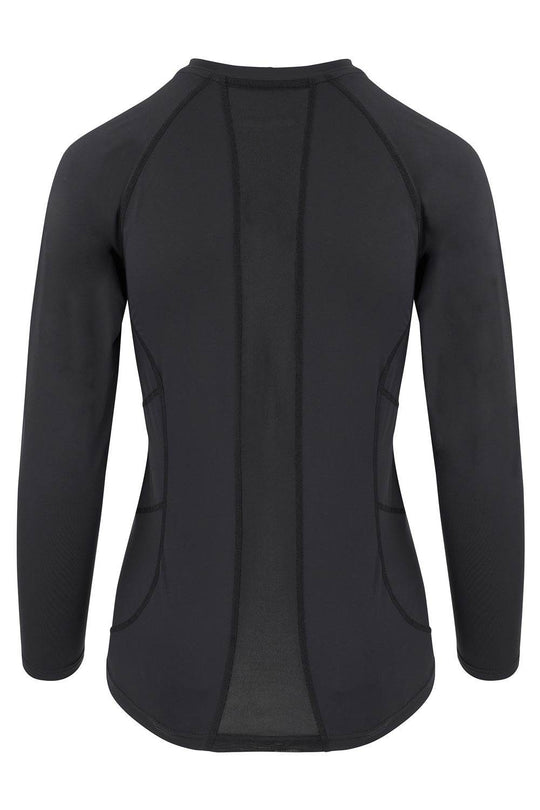 Sundried Women's Mesh Back Compression Style Top Baselayer Activewear
